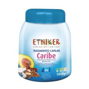 Caribe Hidratación Profunda y Reparación Tratamiento capilar Etniker 1 L