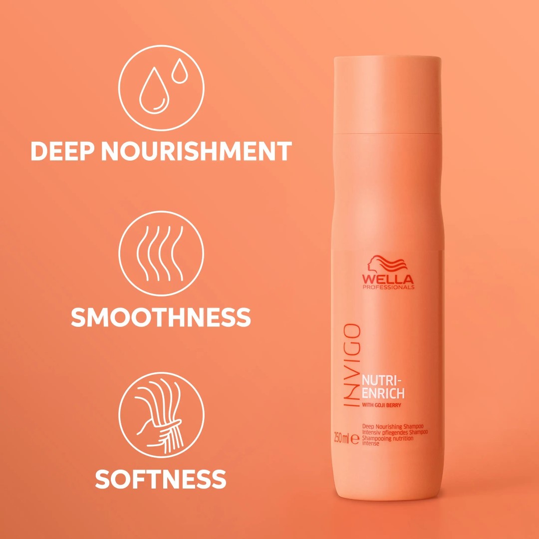 Invigo Nutri Enrich Shampoo Wella 250 ml - Imagen 3